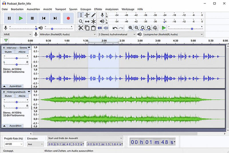 Audacity Audio Music Converter
