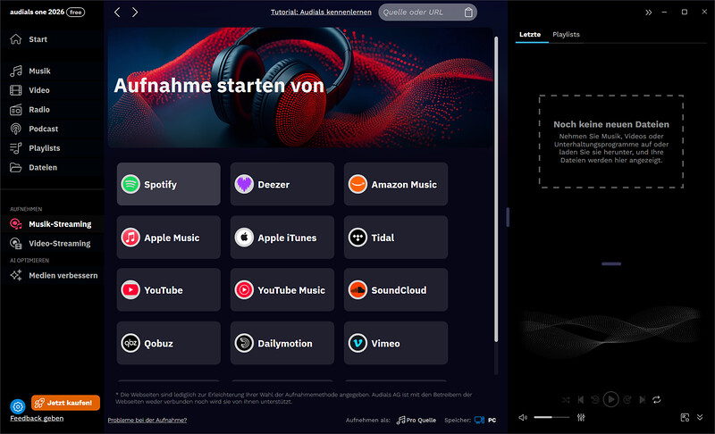 Homepage Audials Music Converter