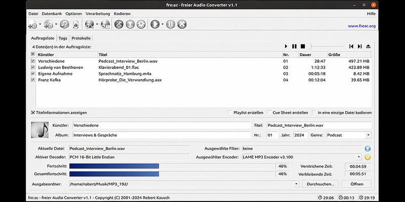 Fre:ac Audio Converter