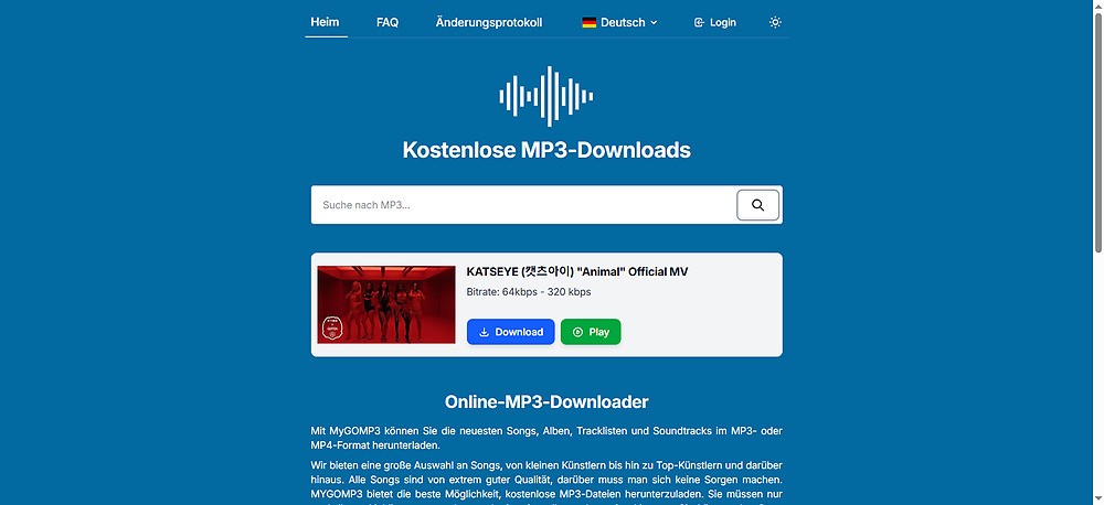 MyGOMP3 Musik Downloader
