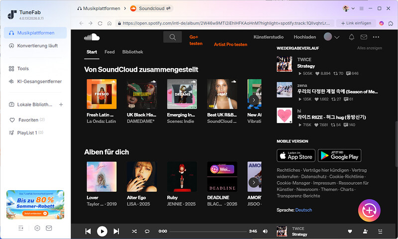 TuneFab SoundCloud Music Converter