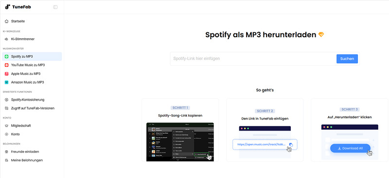 Spotify zu MP3-Konverter auswählen
