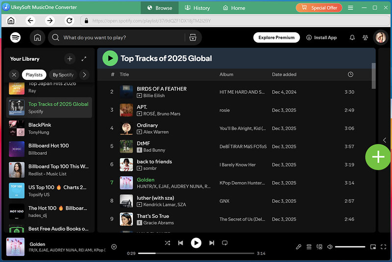 UkeySoft Spotify Music Converter