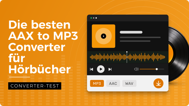 Die besten AAX to MP3 Converter für Hörbücher
